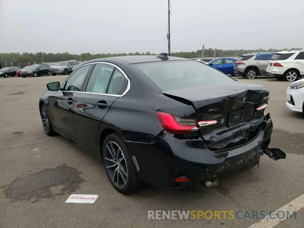 3 Photograph of a damaged car 3MW5R7J57K8B02108 BMW 3 SERIES 2019