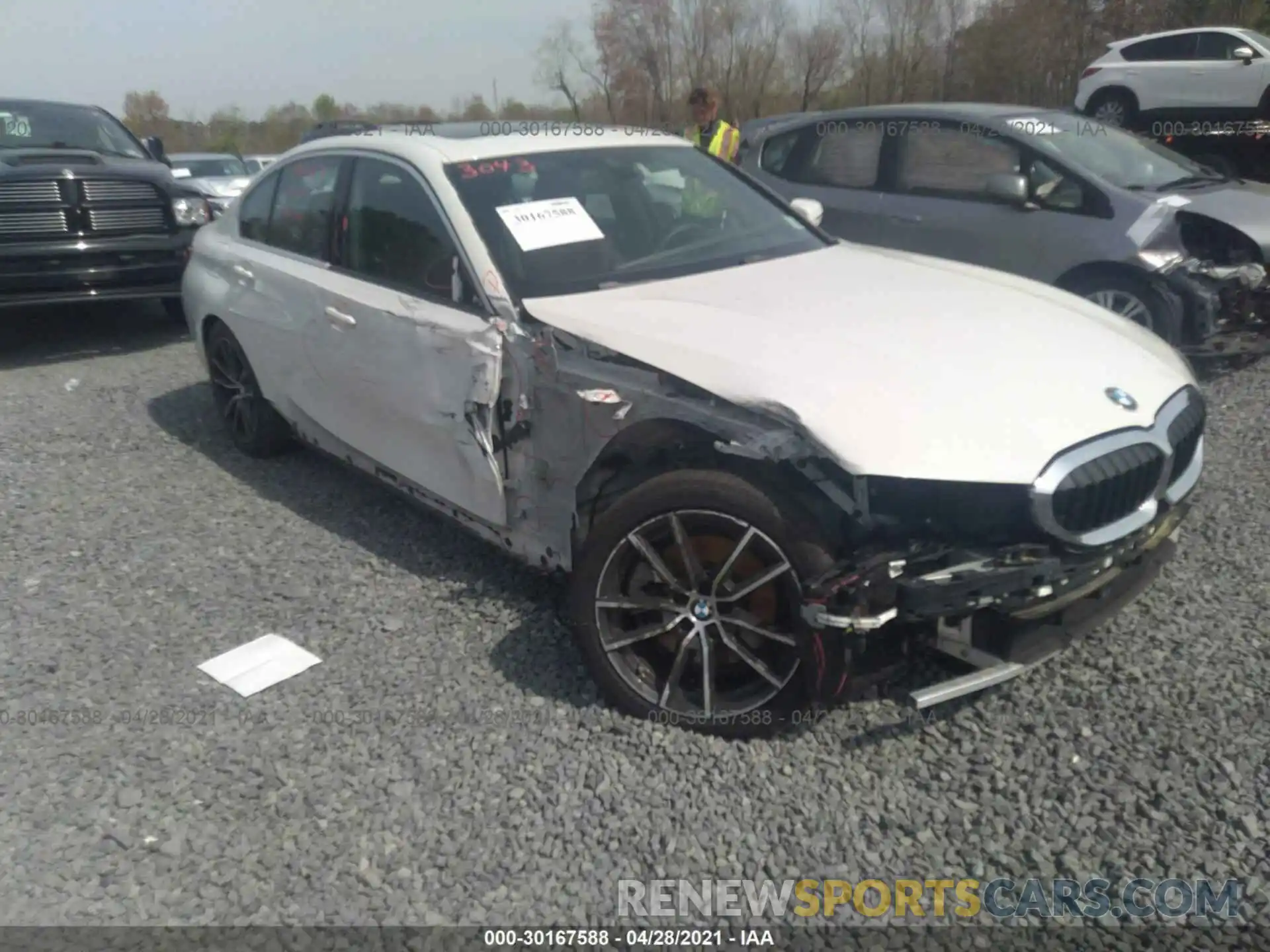 1 Photograph of a damaged car 3MW5R7J57K8B03534 BMW 3 SERIES 2019