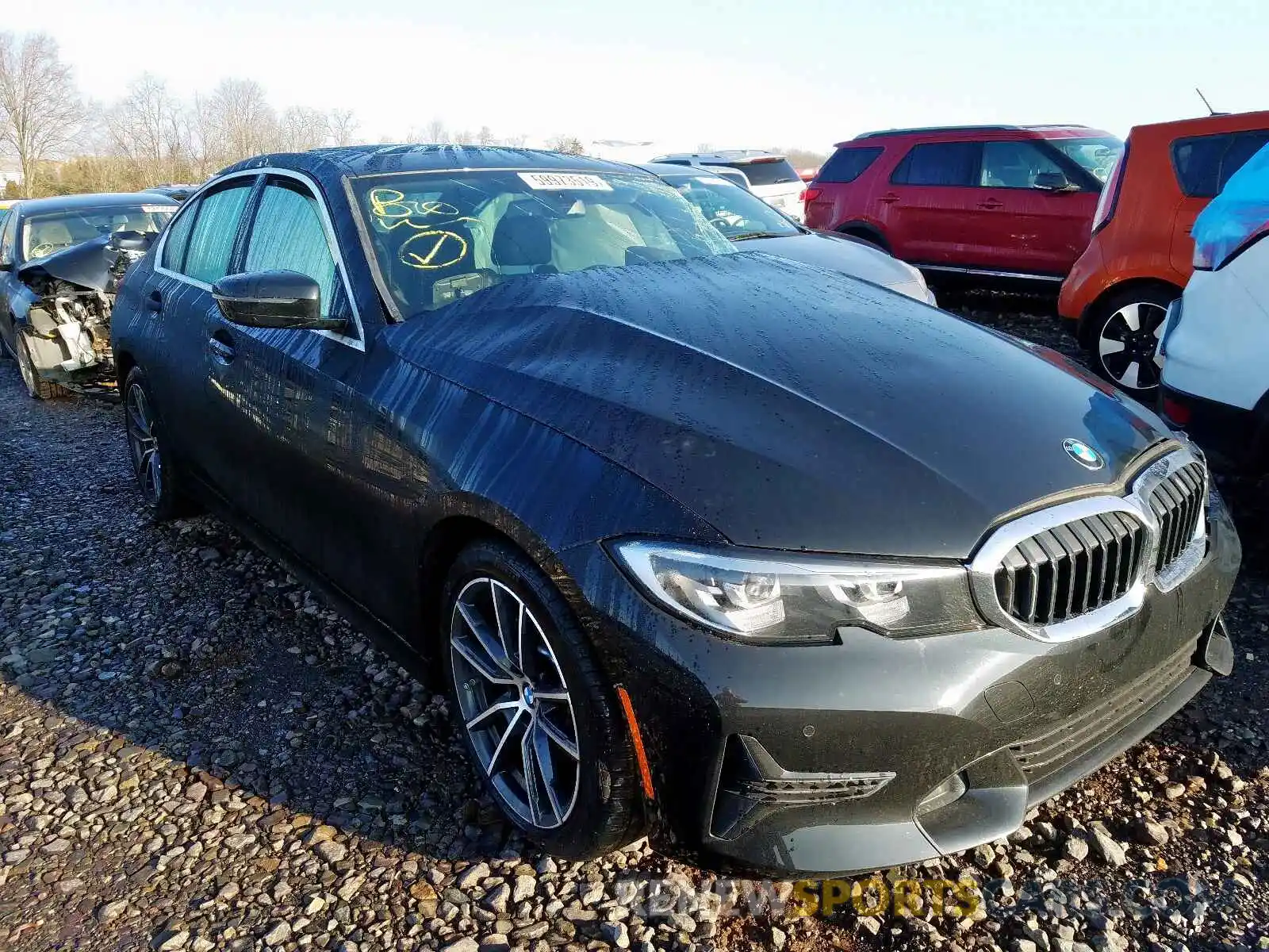 1 Photograph of a damaged car 3MW5R7J58K8B01842 BMW 3 SERIES 2019