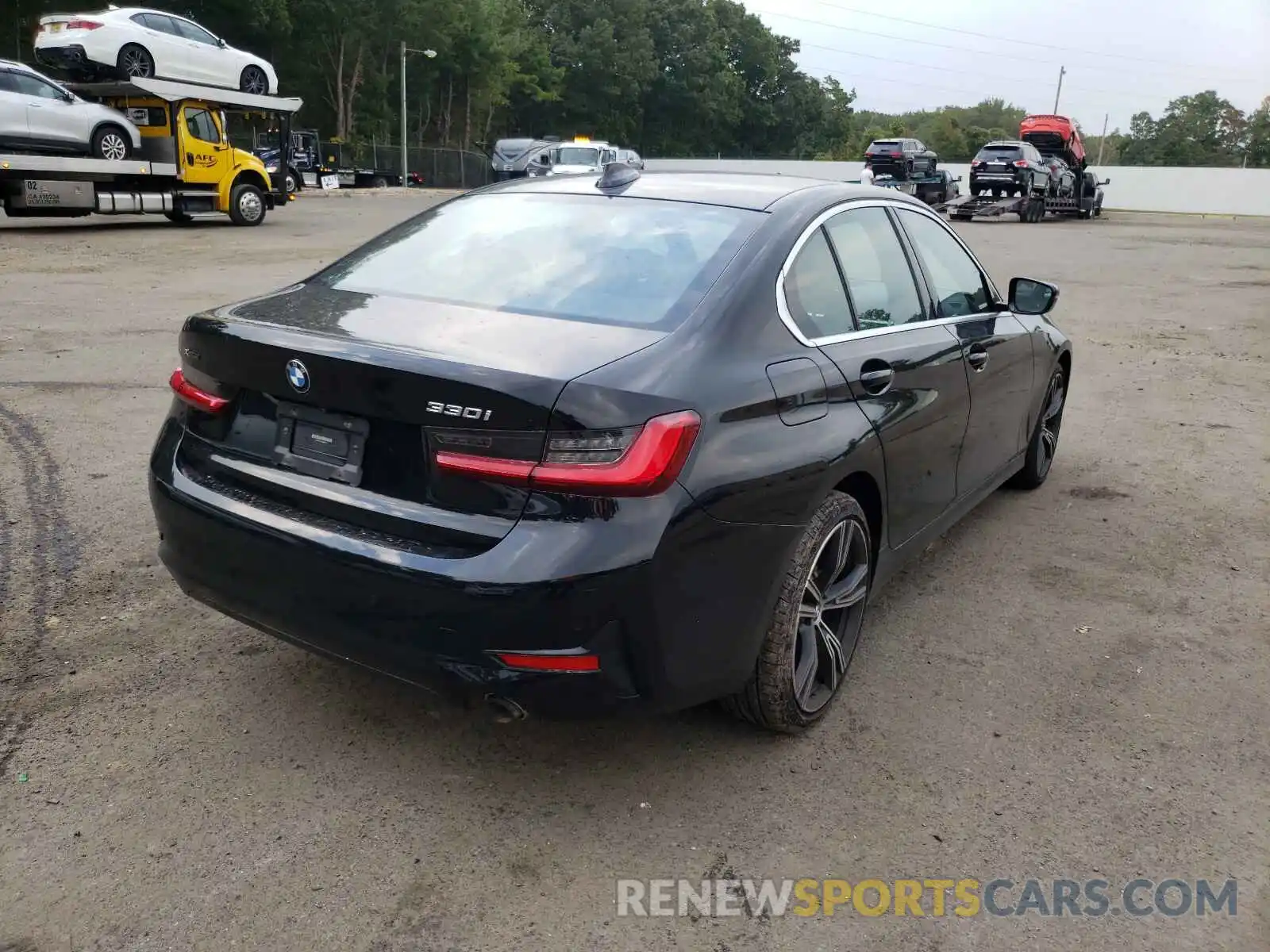 4 Фотография поврежденного автомобиля 3MW5R7J58K8B02277 BMW 3 SERIES 2019