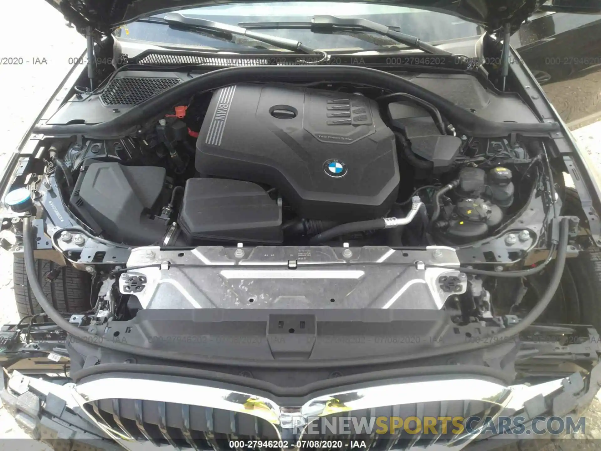 10 Фотография поврежденного автомобиля 3MW5R7J58K8B03204 BMW 3 SERIES 2019