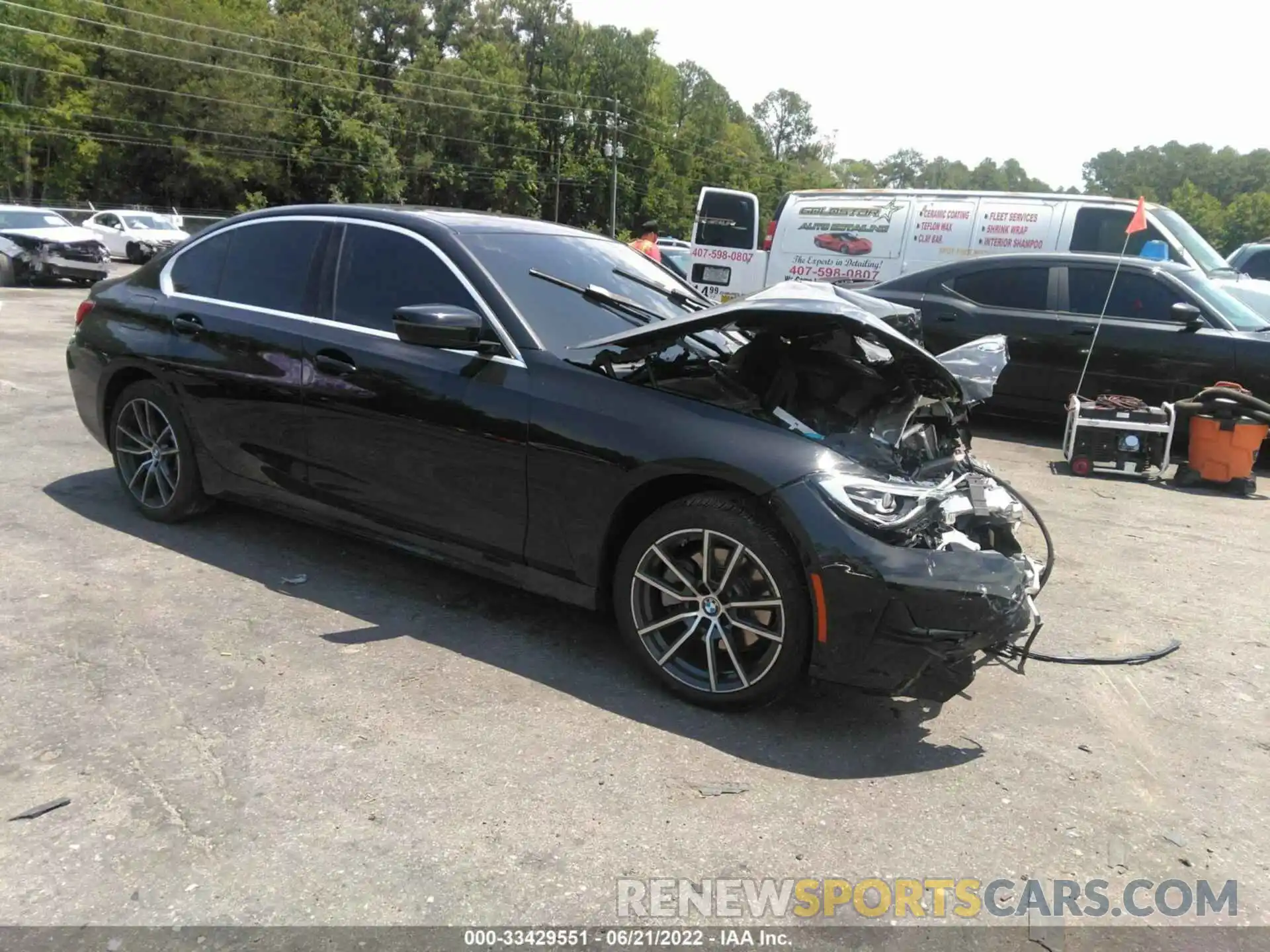 1 Photograph of a damaged car 3MW5R7J59K8B01400 BMW 3 SERIES 2019