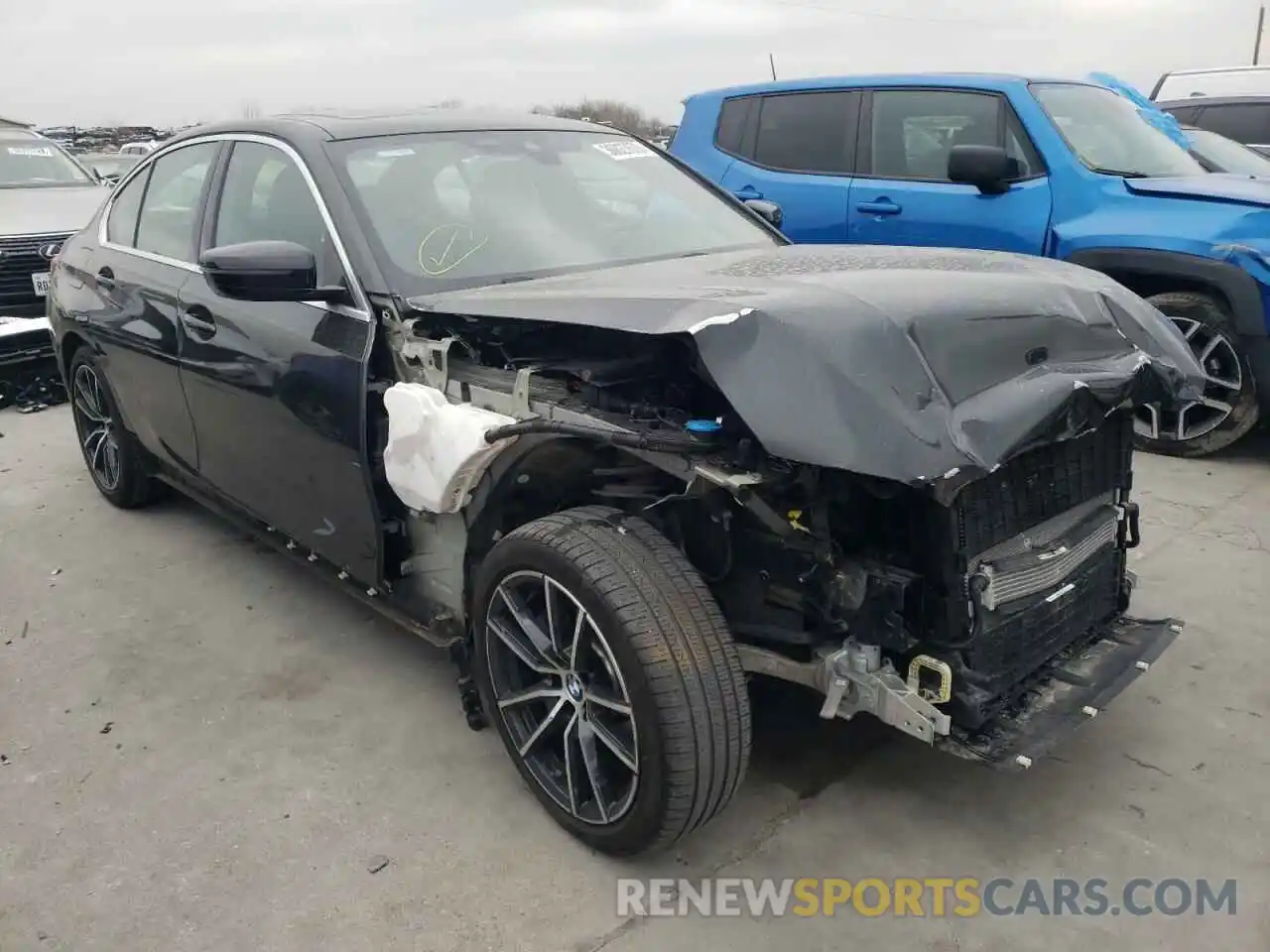 1 Photograph of a damaged car 3MW5R7J5XK8A05257 BMW 3 SERIES 2019