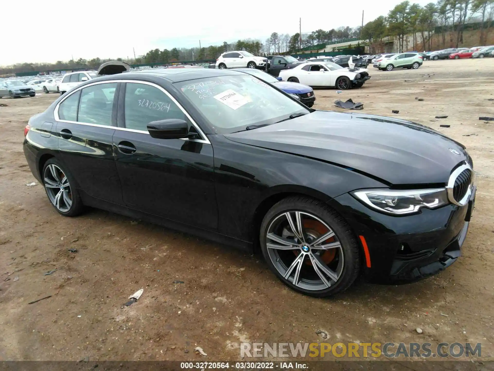 1 Фотография поврежденного автомобиля 3MW5R7J5XK8B02748 BMW 3 SERIES 2019