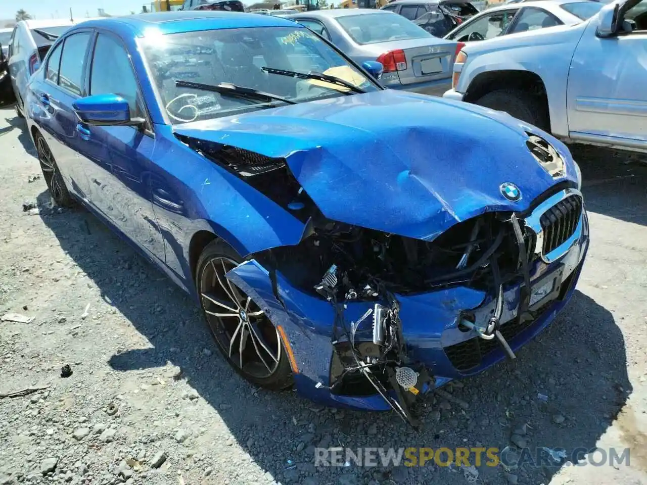 1 Photograph of a damaged car WBA5R1C50KAE81664 BMW 3 SERIES 2019