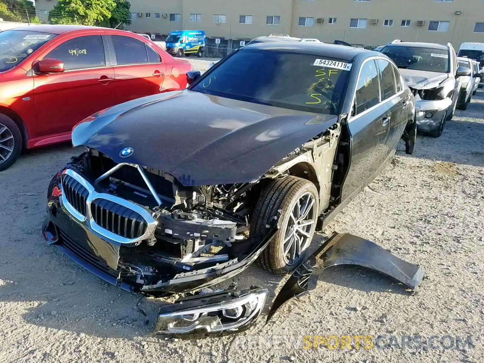 2 Photograph of a damaged car WBA5R1C50KAJ98811 BMW 3 SERIES 2019