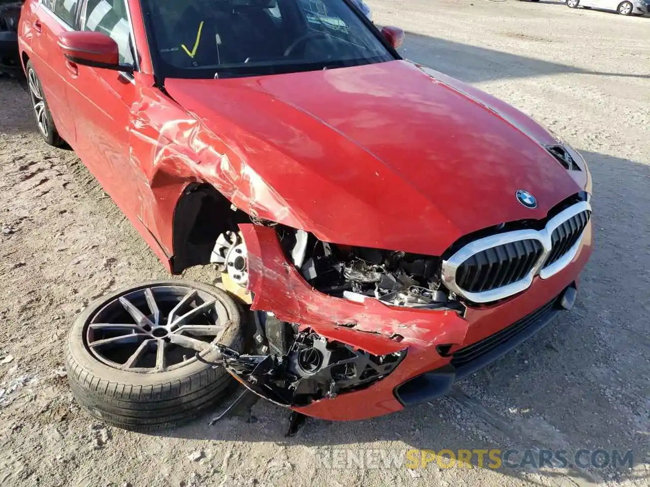 9 Photograph of a damaged car WBA5R1C50KAK10651 BMW 3 SERIES 2019