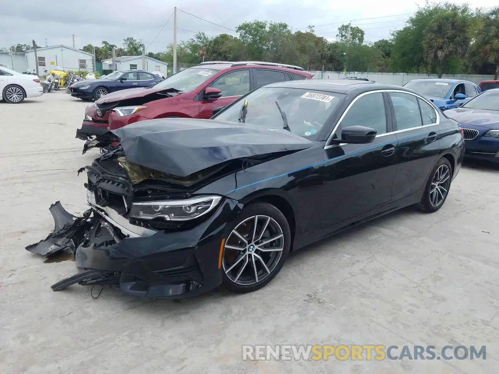 2 Photograph of a damaged car WBA5R1C51KAJ98400 BMW 3 SERIES 2019