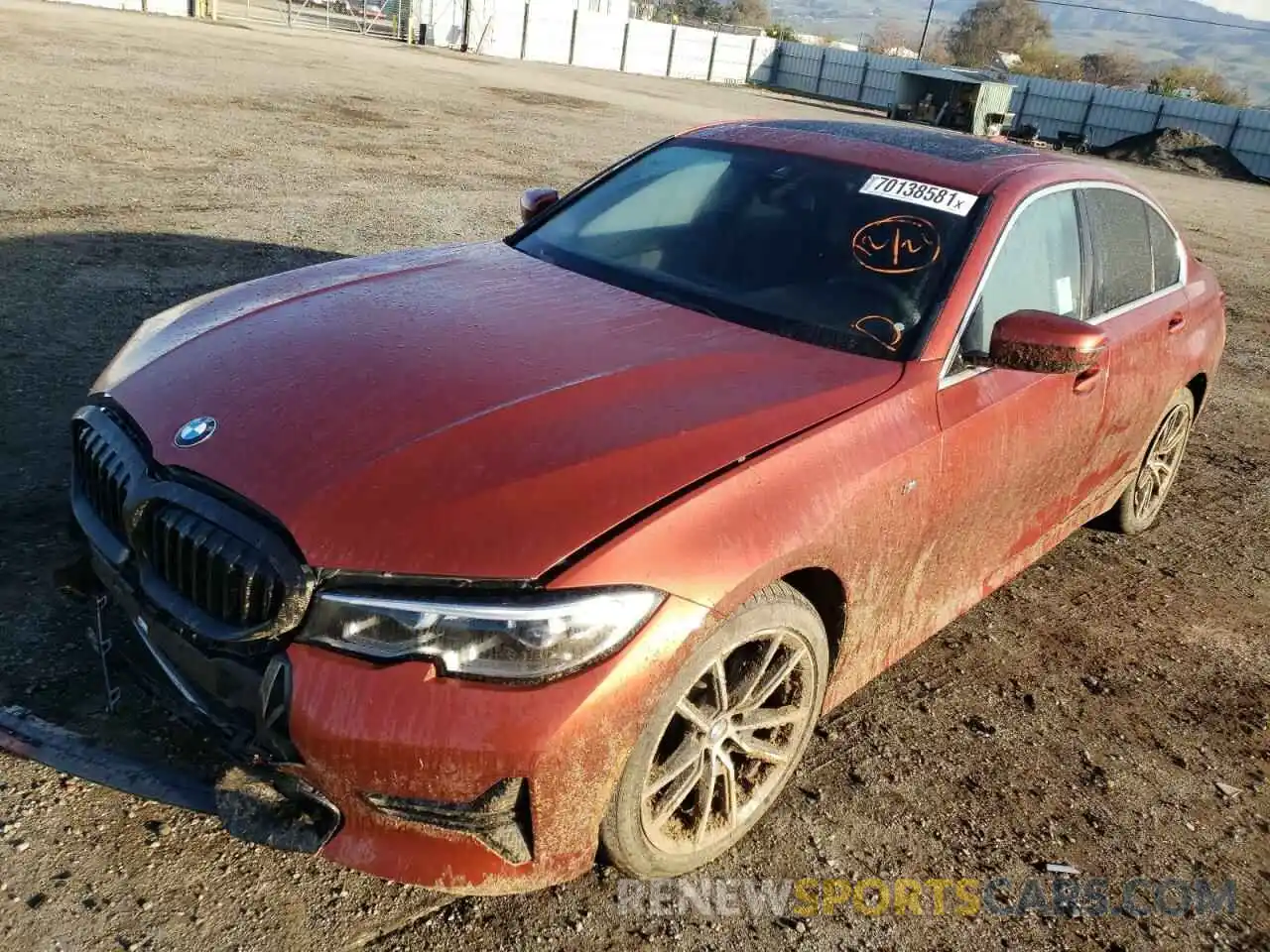 2 Photograph of a damaged car WBA5R1C51KAK07564 BMW 3 SERIES 2019