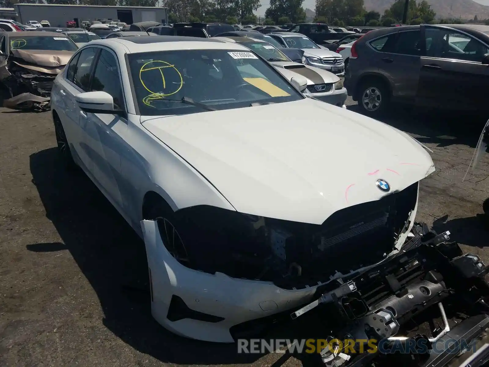 1 Photograph of a damaged car WBA5R1C51KAK07595 BMW 3 SERIES 2019