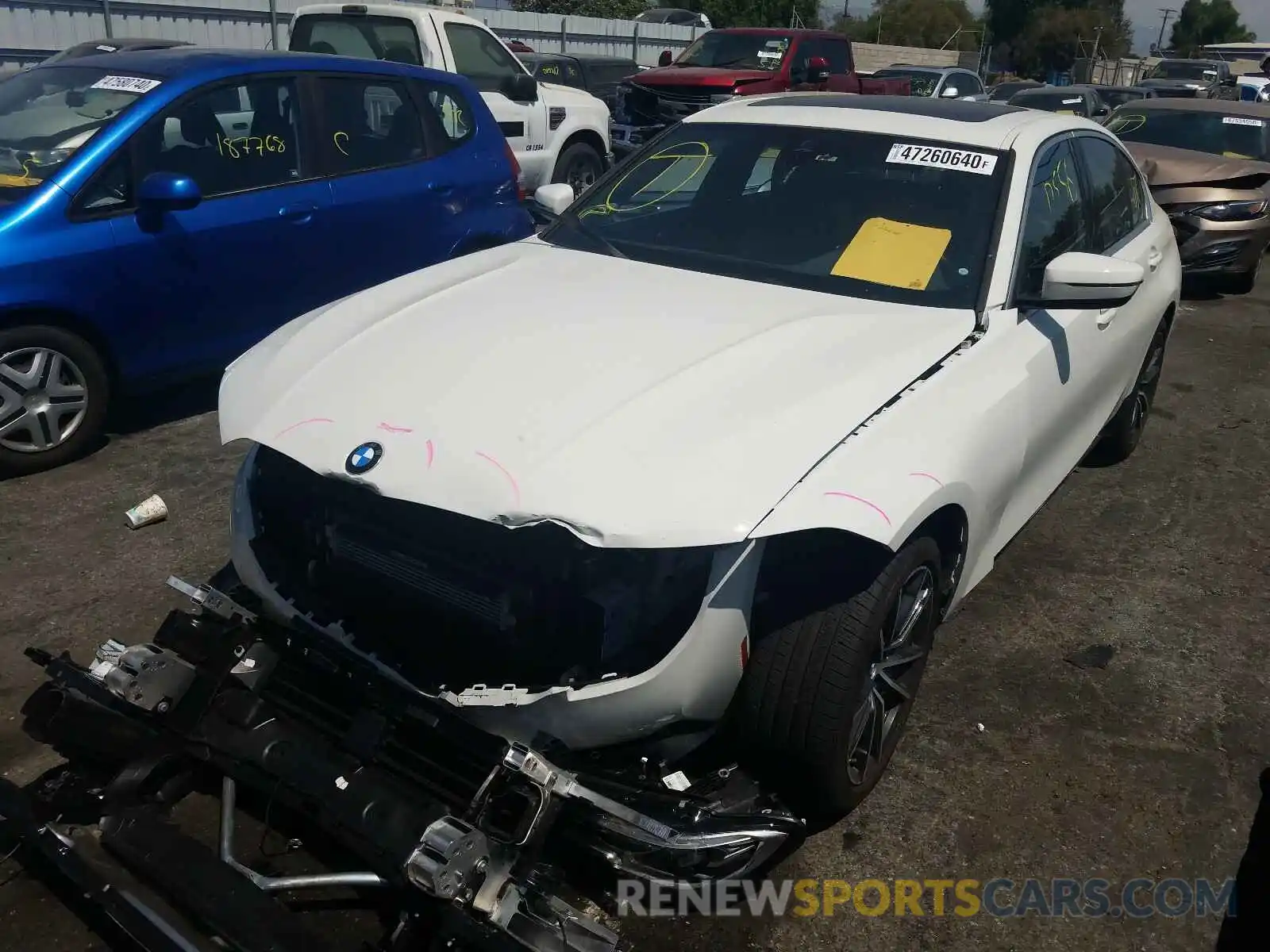 2 Photograph of a damaged car WBA5R1C51KAK07595 BMW 3 SERIES 2019
