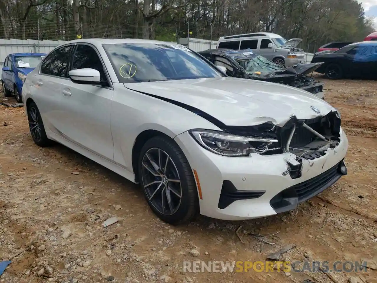 1 Photograph of a damaged car WBA5R1C51KAK12439 BMW 3 SERIES 2019