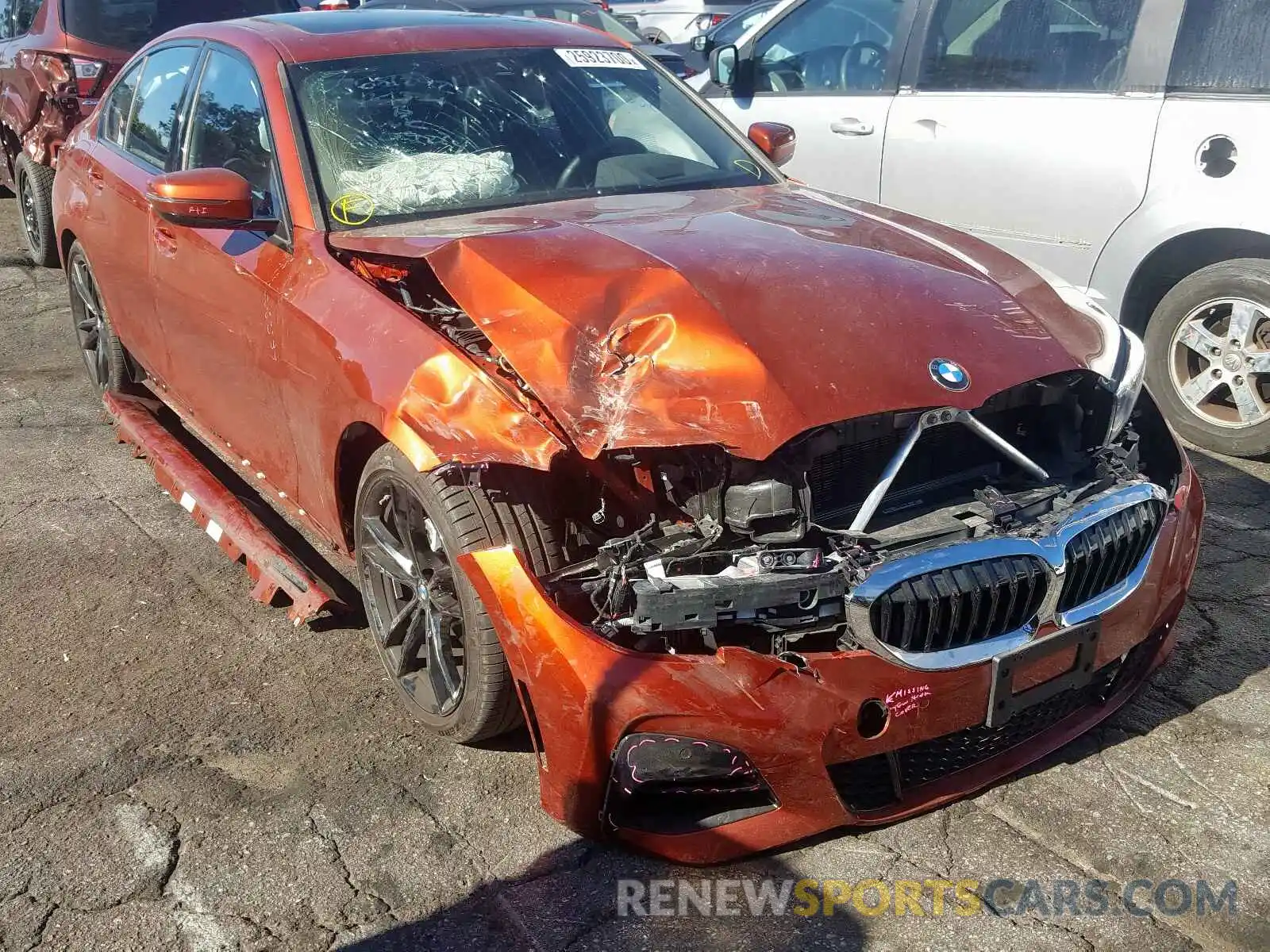 1 Photograph of a damaged car WBA5R1C52KAK11641 BMW 3 SERIES 2019