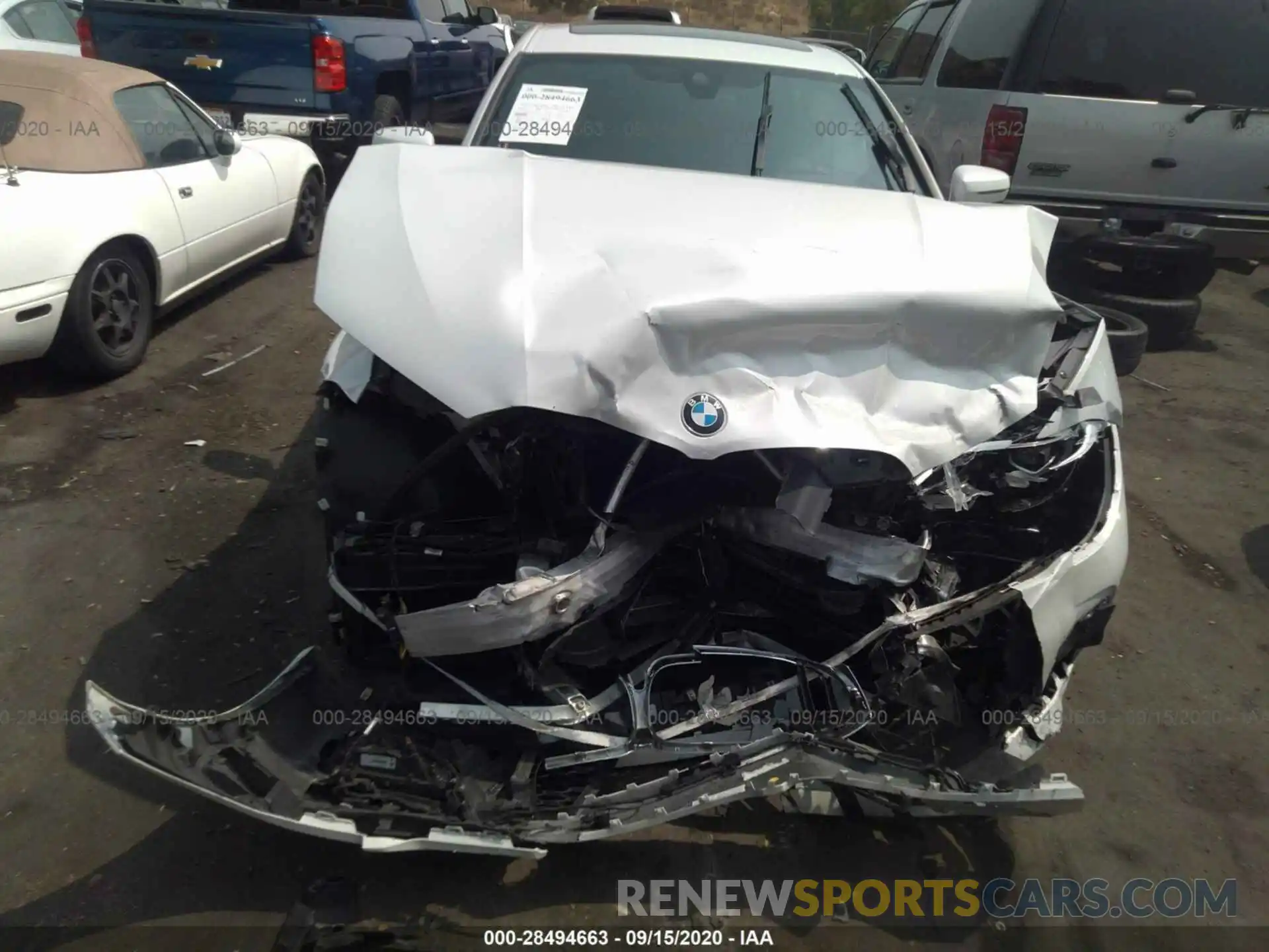 6 Фотография поврежденного автомобиля WBA5R1C53KAE81416 BMW 3 SERIES 2019