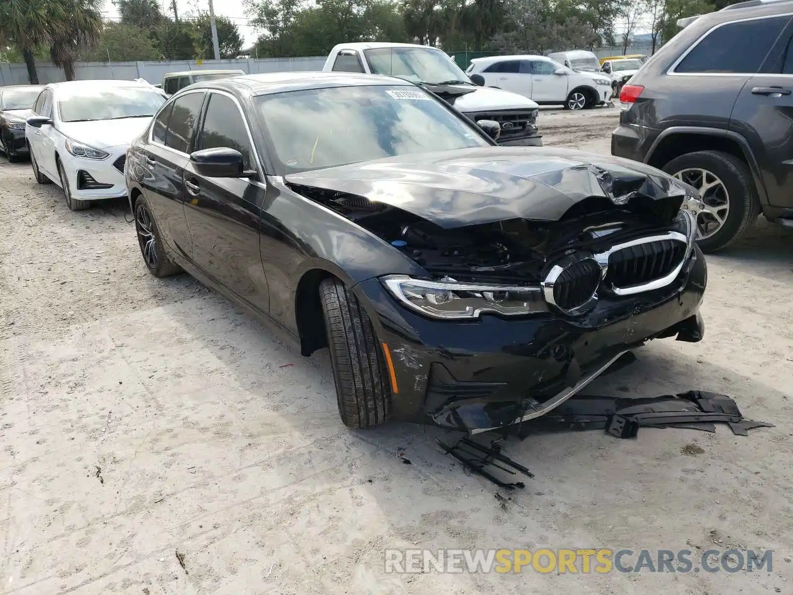 1 Photograph of a damaged car WBA5R1C53KAJ98396 BMW 3 SERIES 2019