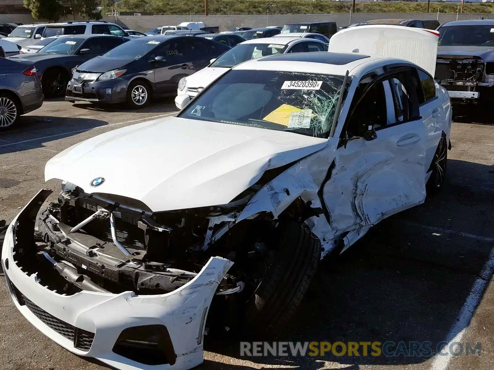 2 Photograph of a damaged car WBA5R1C53KAK06626 BMW 3 SERIES 2019