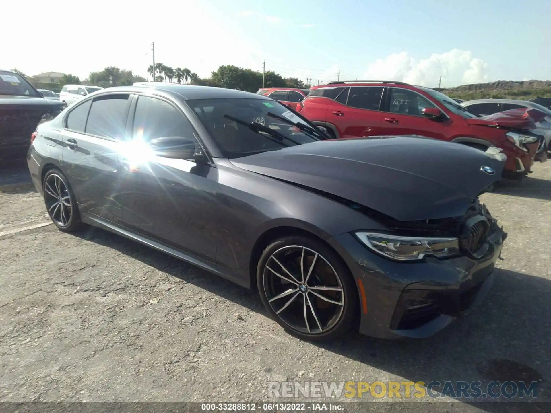 1 Photograph of a damaged car WBA5R1C53KFH11183 BMW 3 SERIES 2019