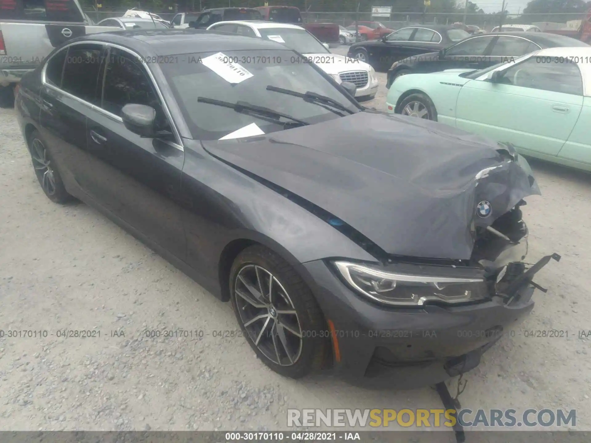 1 Photograph of a damaged car WBA5R1C53KFH11622 BMW 3 SERIES 2019