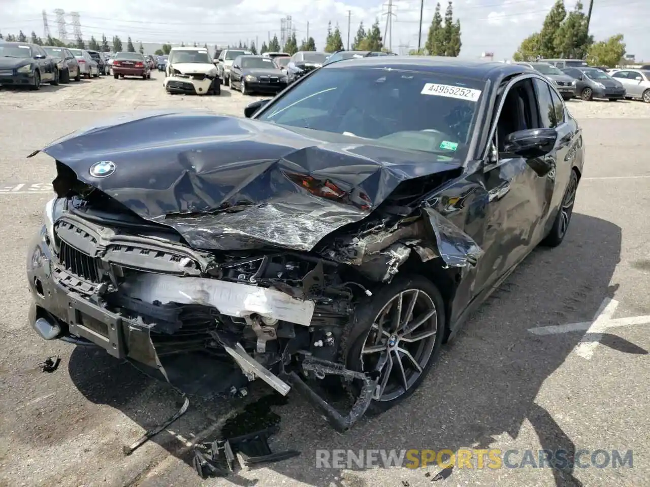 2 Photograph of a damaged car WBA5R1C54KAJ99105 BMW 3 SERIES 2019