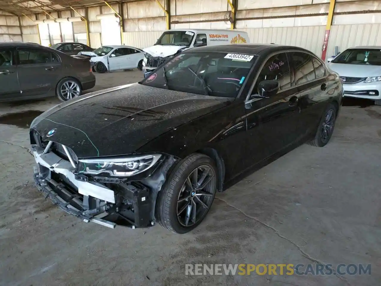 2 Photograph of a damaged car WBA5R1C54KAK12533 BMW 3 SERIES 2019