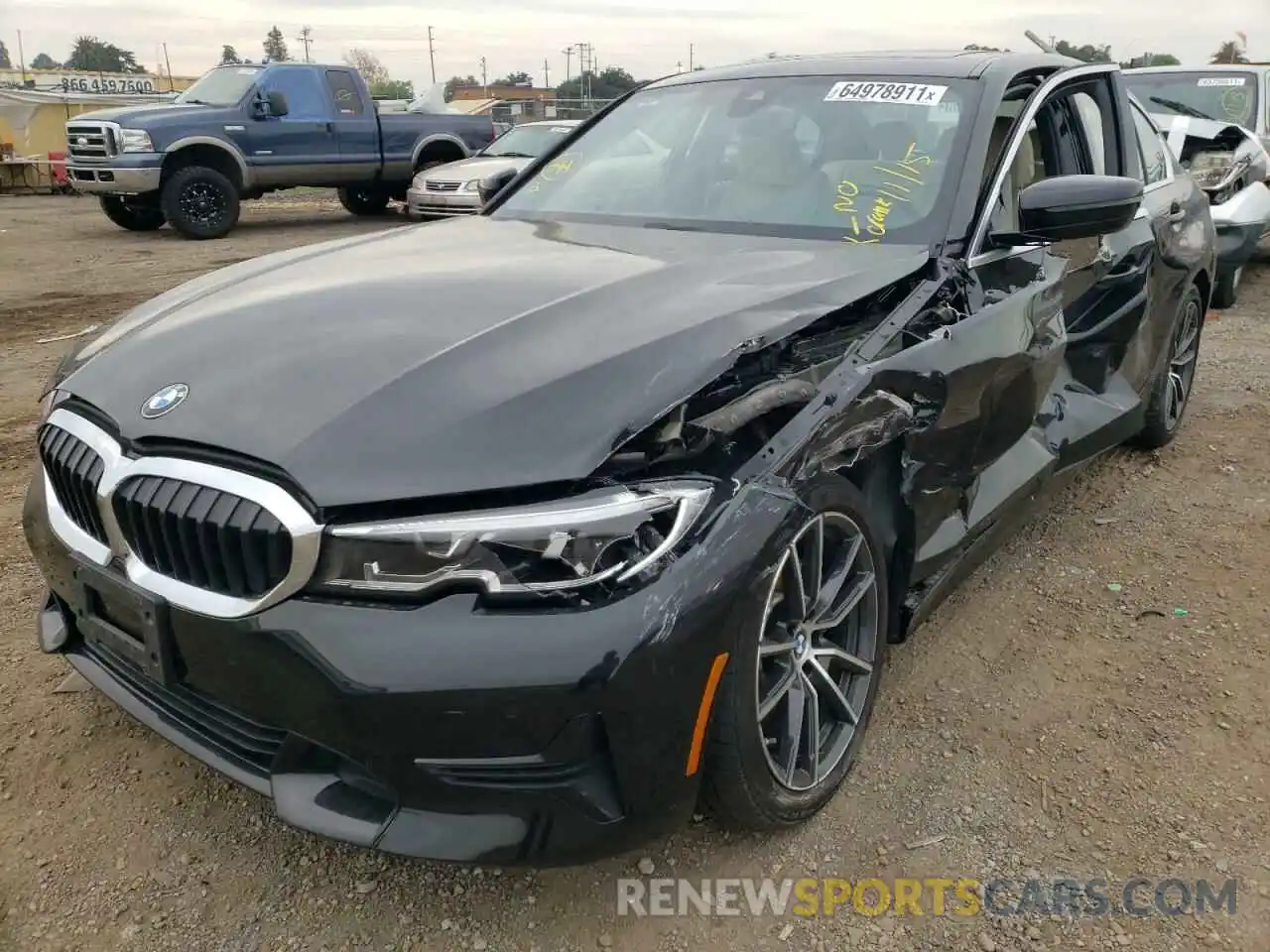 2 Photograph of a damaged car WBA5R1C55KAK07759 BMW 3 SERIES 2019