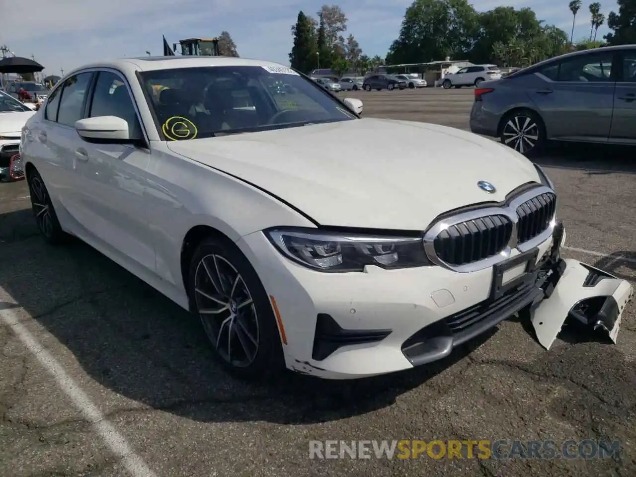 1 Photograph of a damaged car WBA5R1C55KFH22380 BMW 3 SERIES 2019