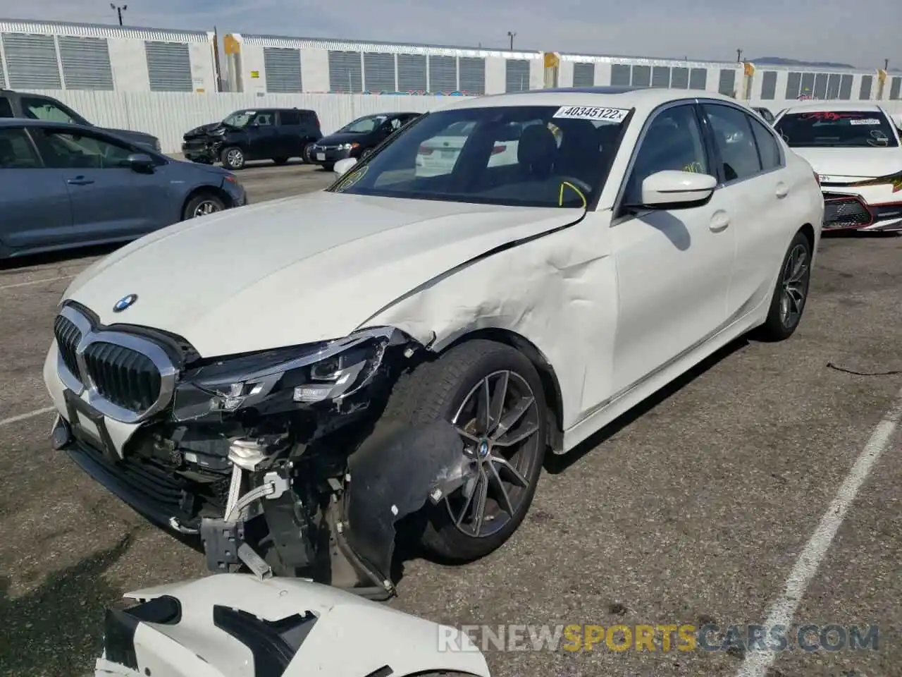 2 Photograph of a damaged car WBA5R1C55KFH22380 BMW 3 SERIES 2019