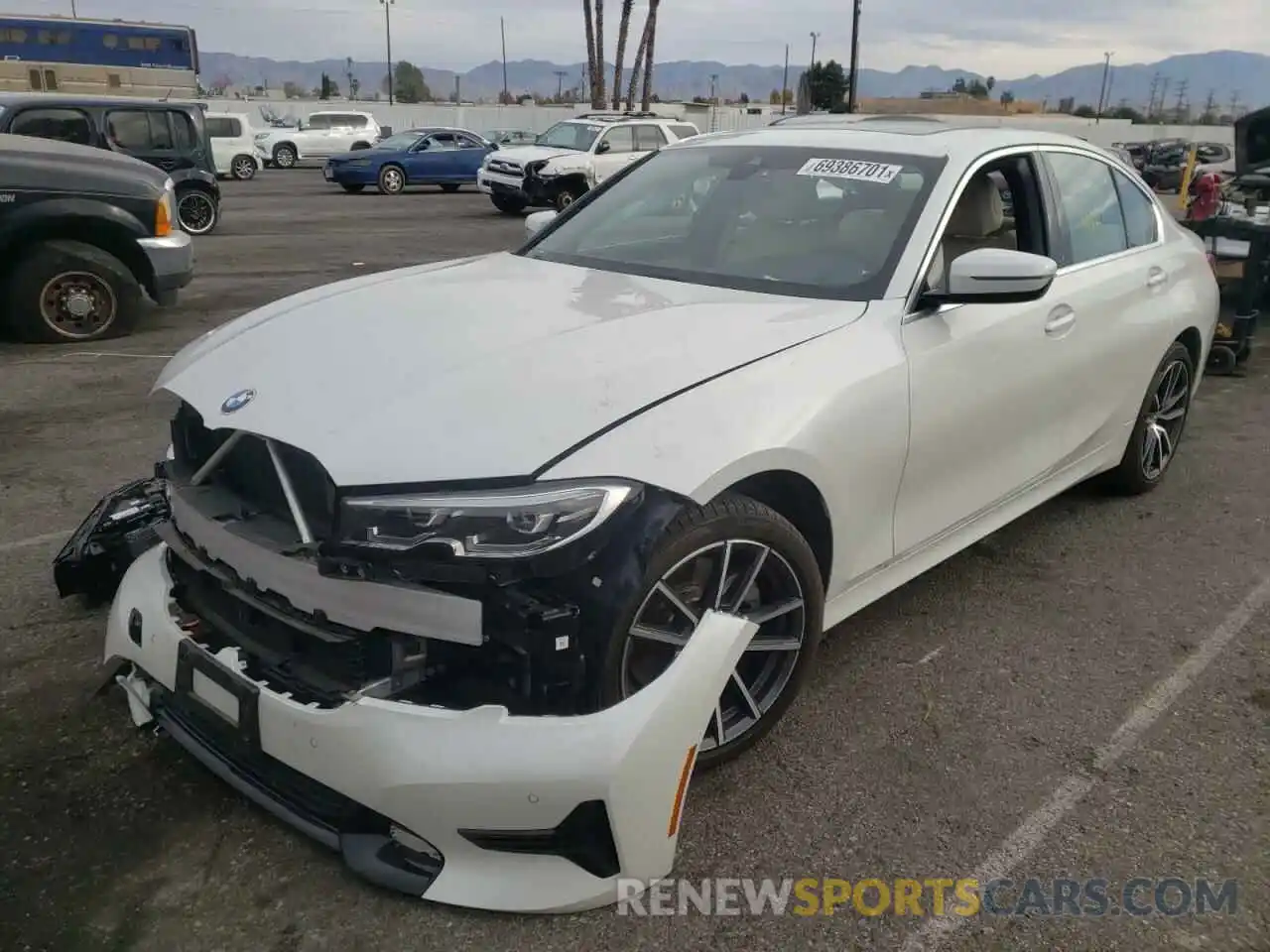 2 Photograph of a damaged car WBA5R1C56KAJ98330 BMW 3 SERIES 2019