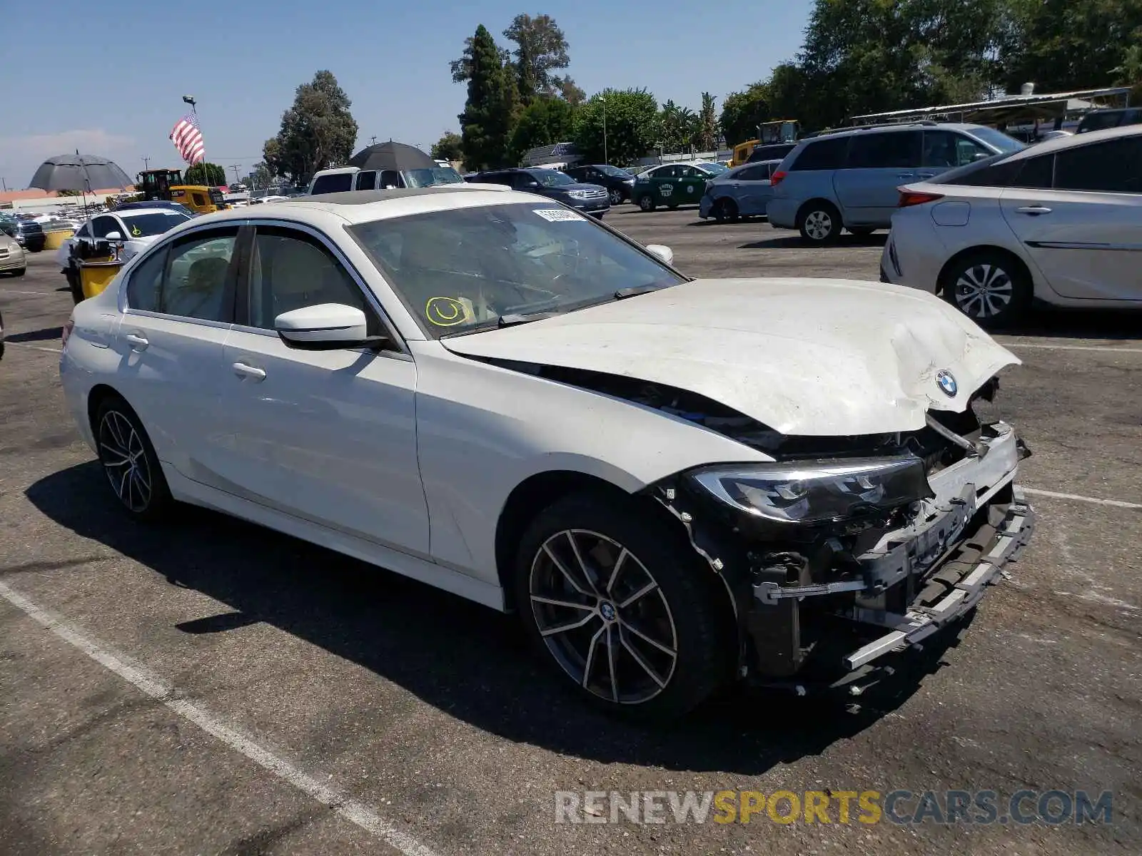 1 Photograph of a damaged car WBA5R1C56KAK09603 BMW 3 SERIES 2019