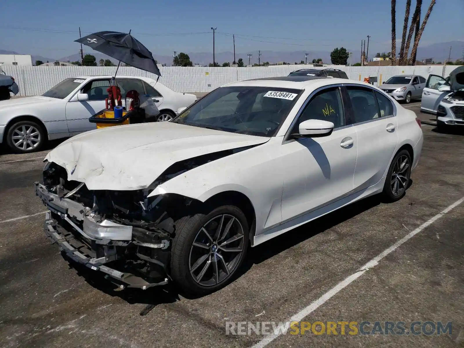 2 Photograph of a damaged car WBA5R1C56KAK09603 BMW 3 SERIES 2019