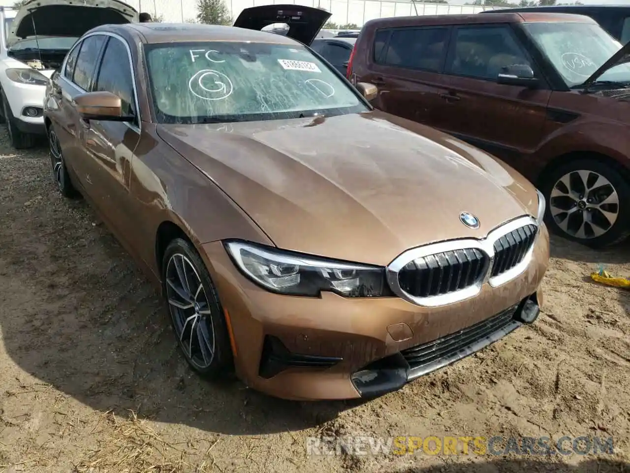 1 Photograph of a damaged car WBA5R1C56KAK10220 BMW 3 SERIES 2019