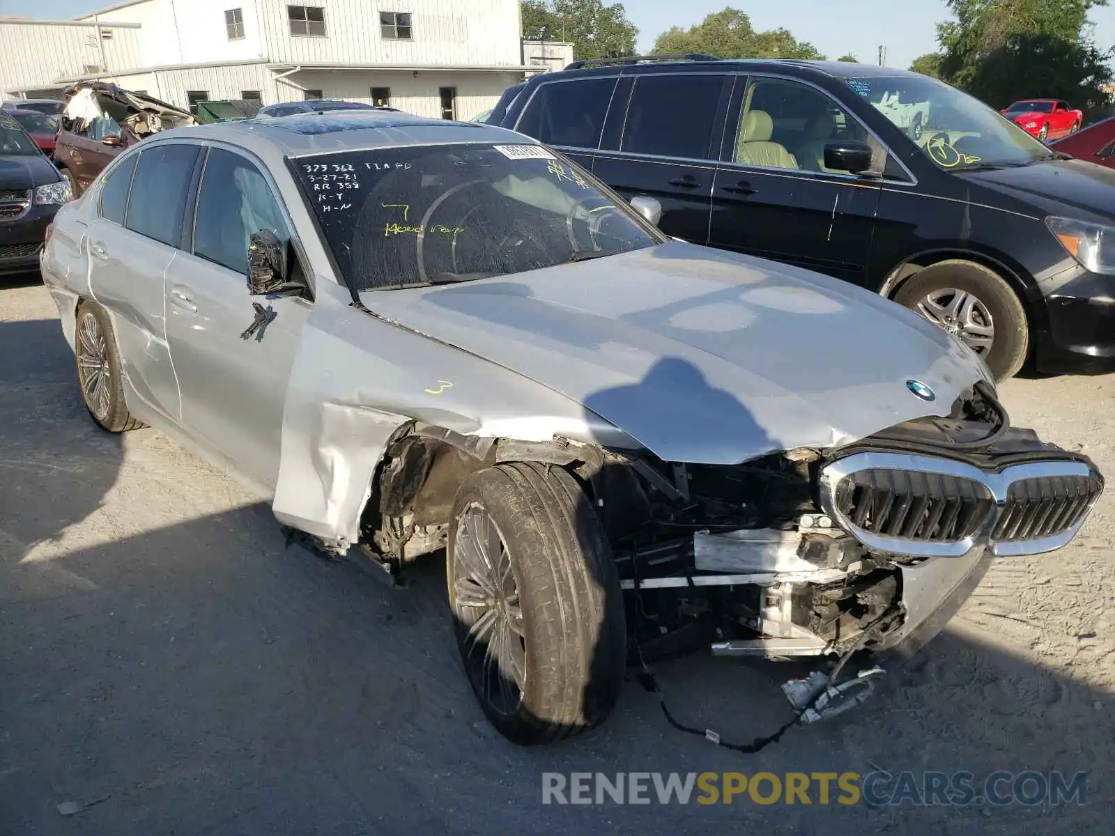 1 Photograph of a damaged car WBA5R1C56KFH10352 BMW 3 SERIES 2019