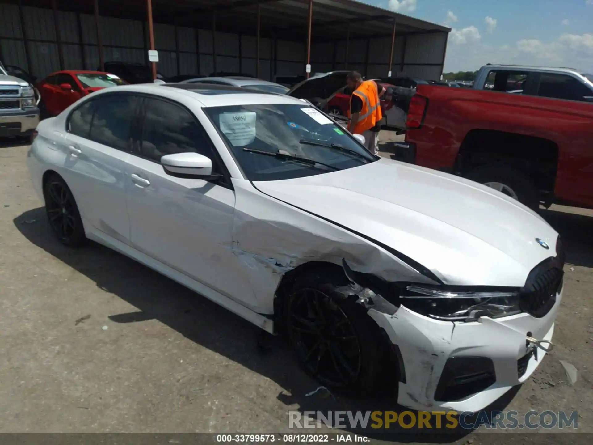 1 Photograph of a damaged car WBA5R1C56KFH15034 BMW 3 SERIES 2019