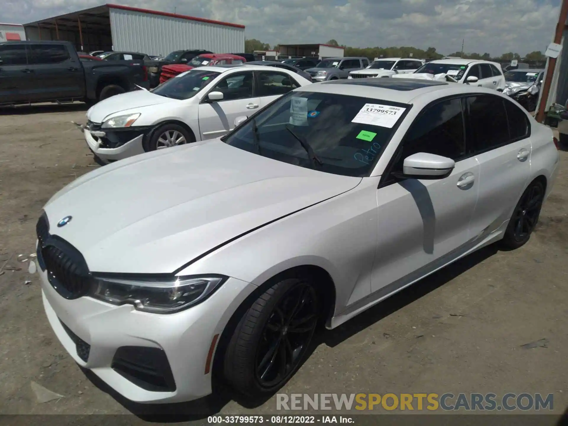 2 Photograph of a damaged car WBA5R1C56KFH15034 BMW 3 SERIES 2019