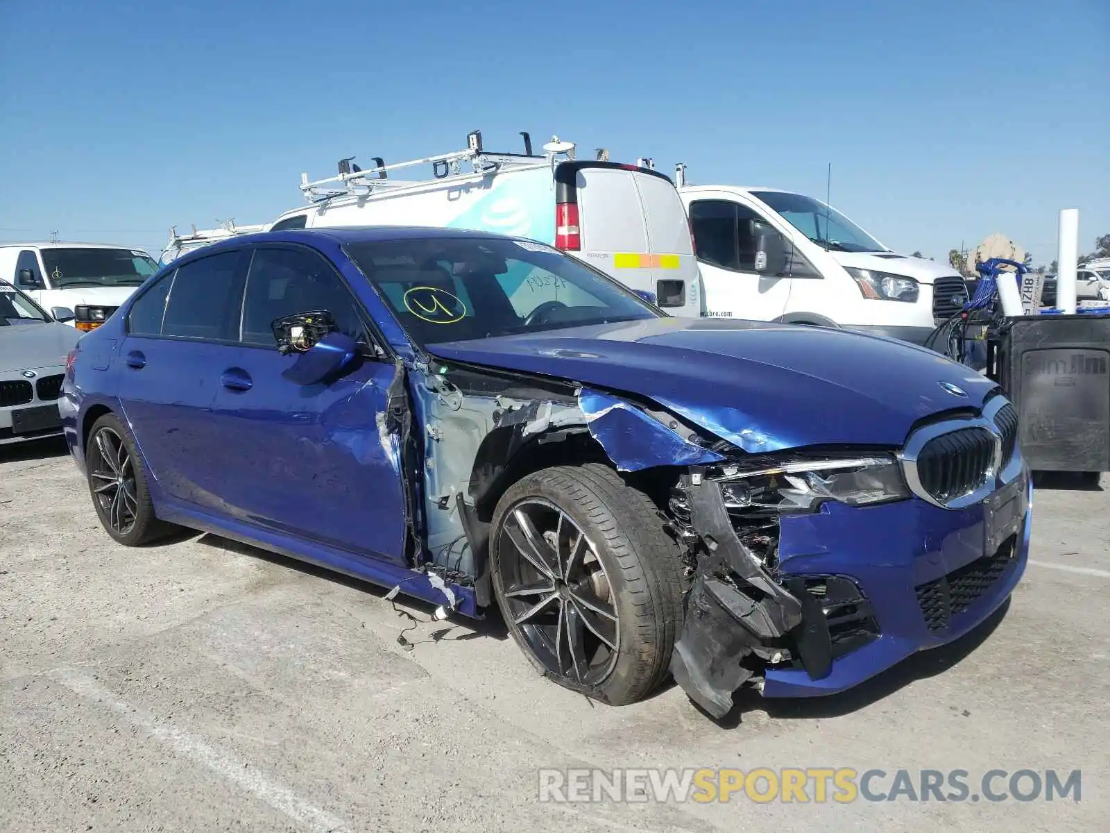 1 Photograph of a damaged car WBA5R1C57KAE81645 BMW 3 SERIES 2019