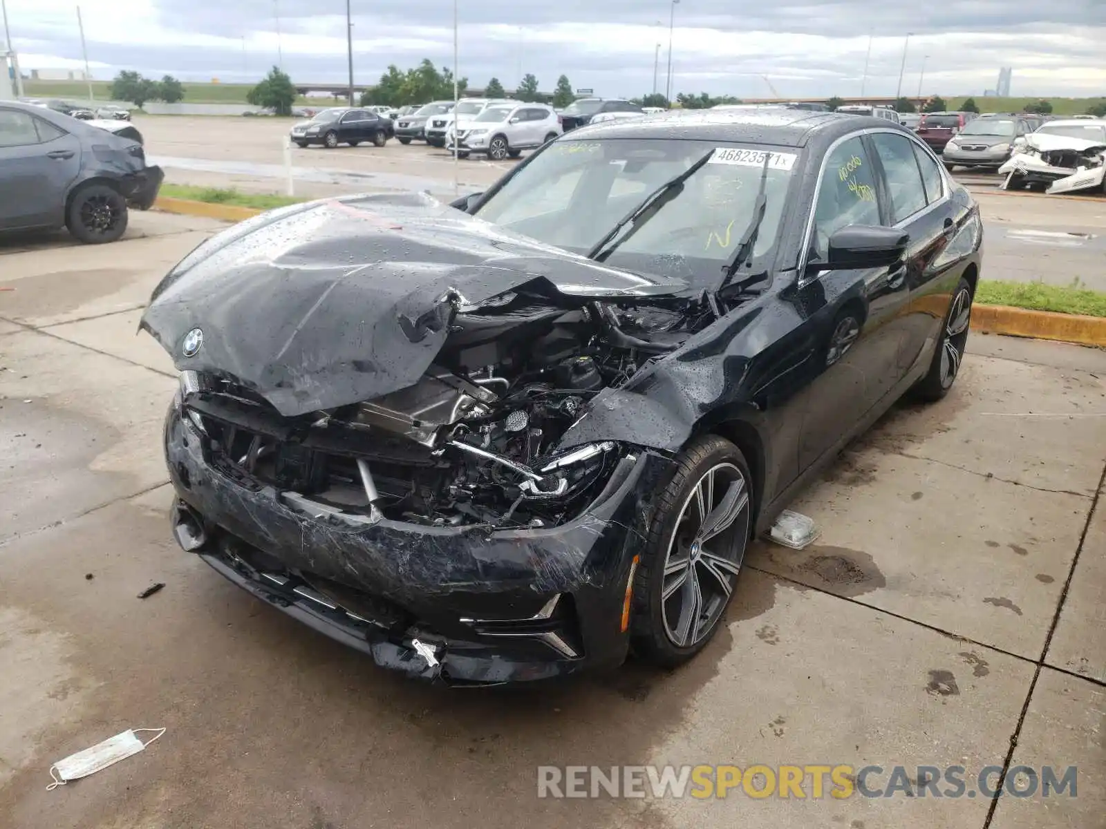 2 Photograph of a damaged car WBA5R1C57KAJ99812 BMW 3 SERIES 2019