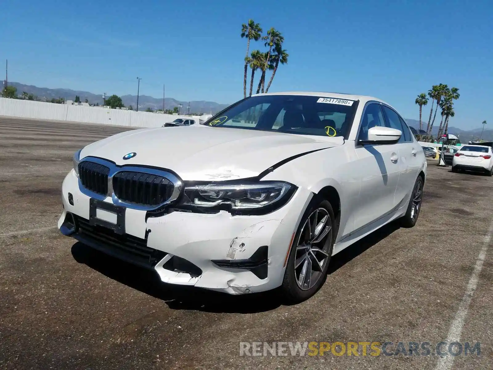 2 Photograph of a damaged car WBA5R1C57KFH09114 BMW 3 SERIES 2019