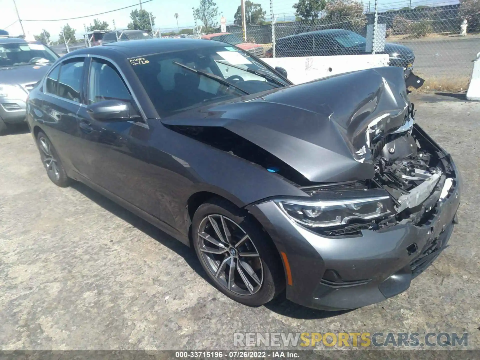 1 Photograph of a damaged car WBA5R1C58KAJ98281 BMW 3 SERIES 2019