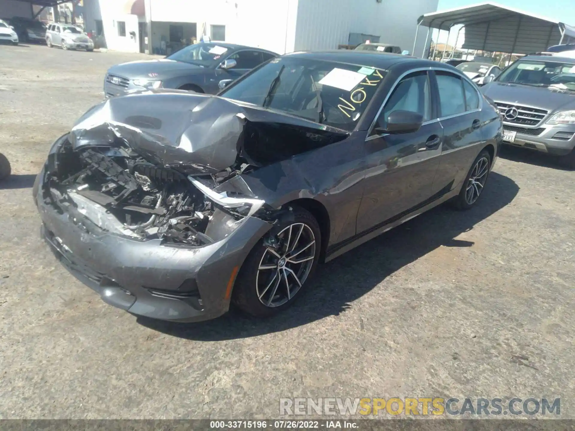 2 Photograph of a damaged car WBA5R1C58KAJ98281 BMW 3 SERIES 2019