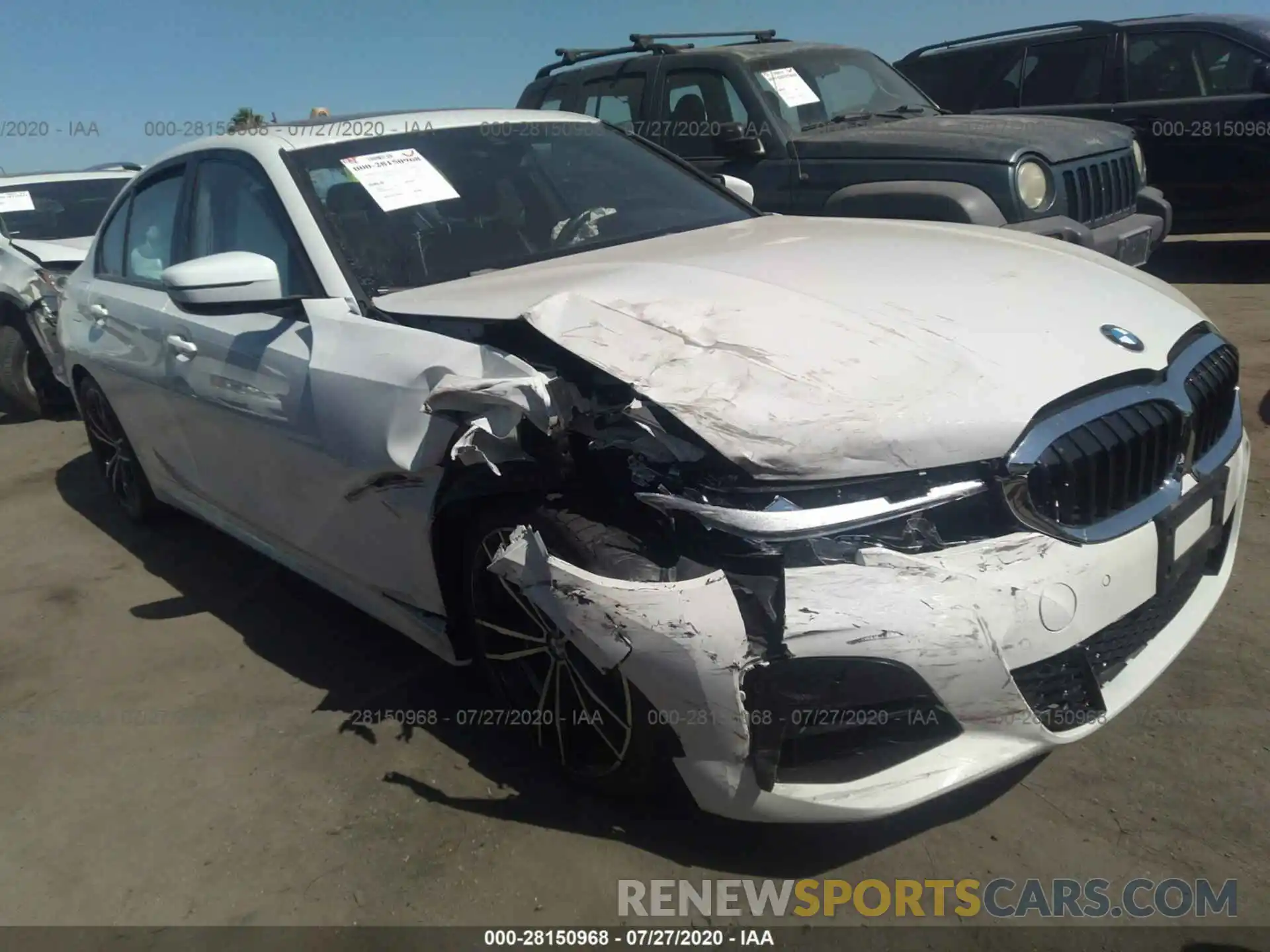 1 Photograph of a damaged car WBA5R1C58KFH11065 BMW 3 SERIES 2019