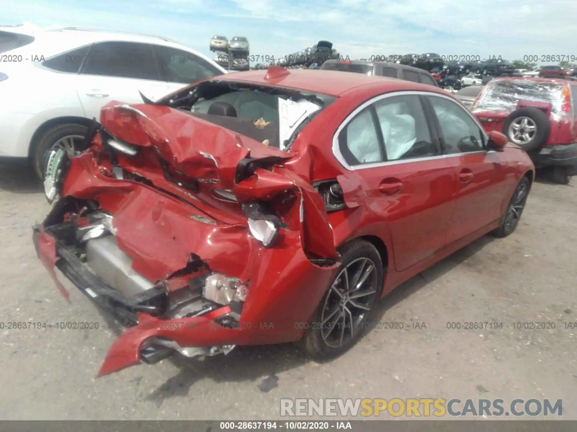 4 Photograph of a damaged car WBA5R1C58KFH20946 BMW 3 SERIES 2019