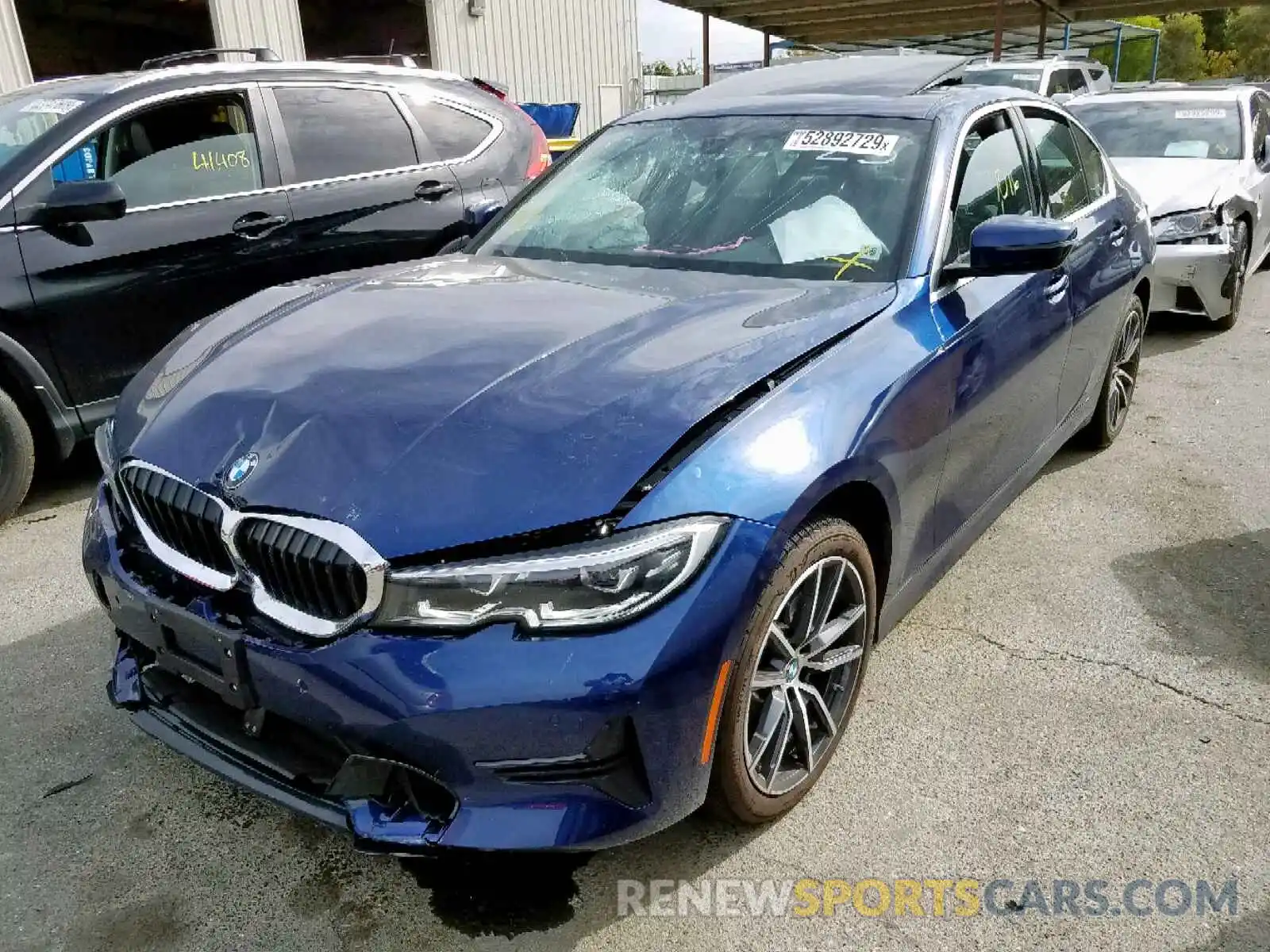 2 Photograph of a damaged car WBA5R1C59KAJ99682 BMW 3 SERIES 2019