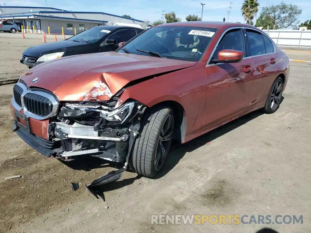 1 Photograph of a damaged car WBA5R1C5XKAJ98606 BMW 3 SERIES 2019