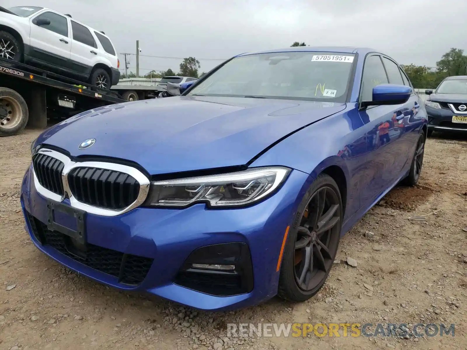 2 Photograph of a damaged car WBA5R1C5XKAJ98847 BMW 3 SERIES 2019