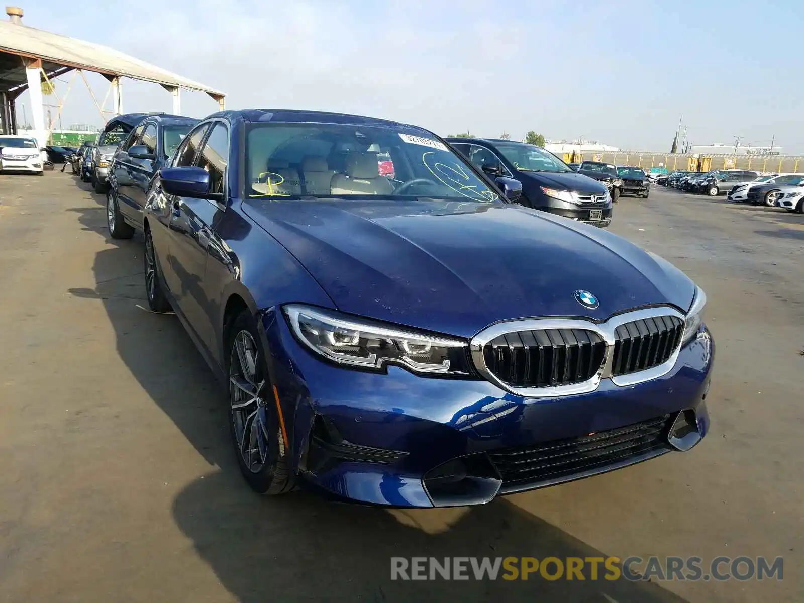 1 Фотография поврежденного автомобиля WBA5R1C5XKAJ99206 BMW 3 SERIES 2019