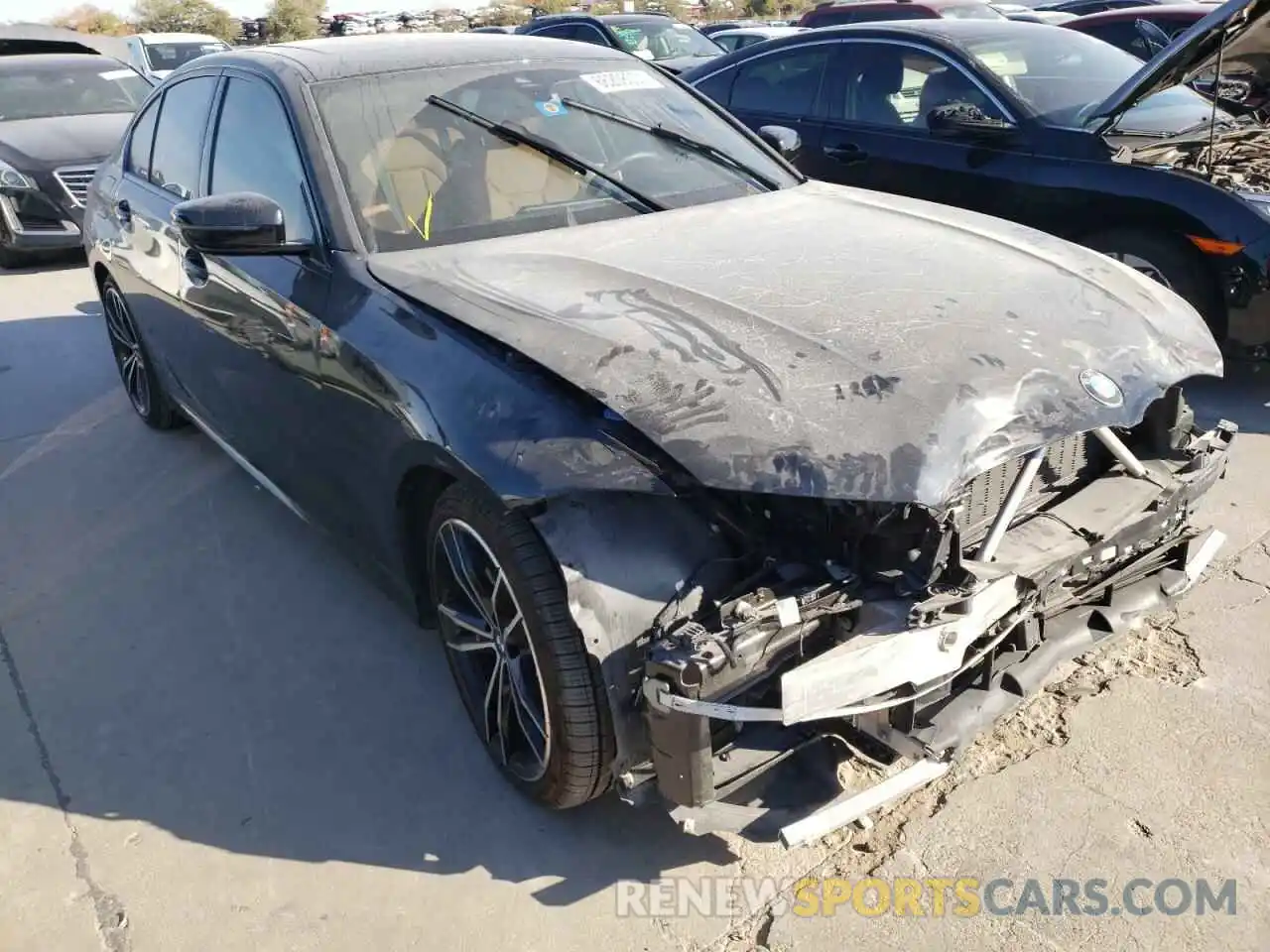 1 Photograph of a damaged car WBA5R1C5XKAK06574 BMW 3 SERIES 2019