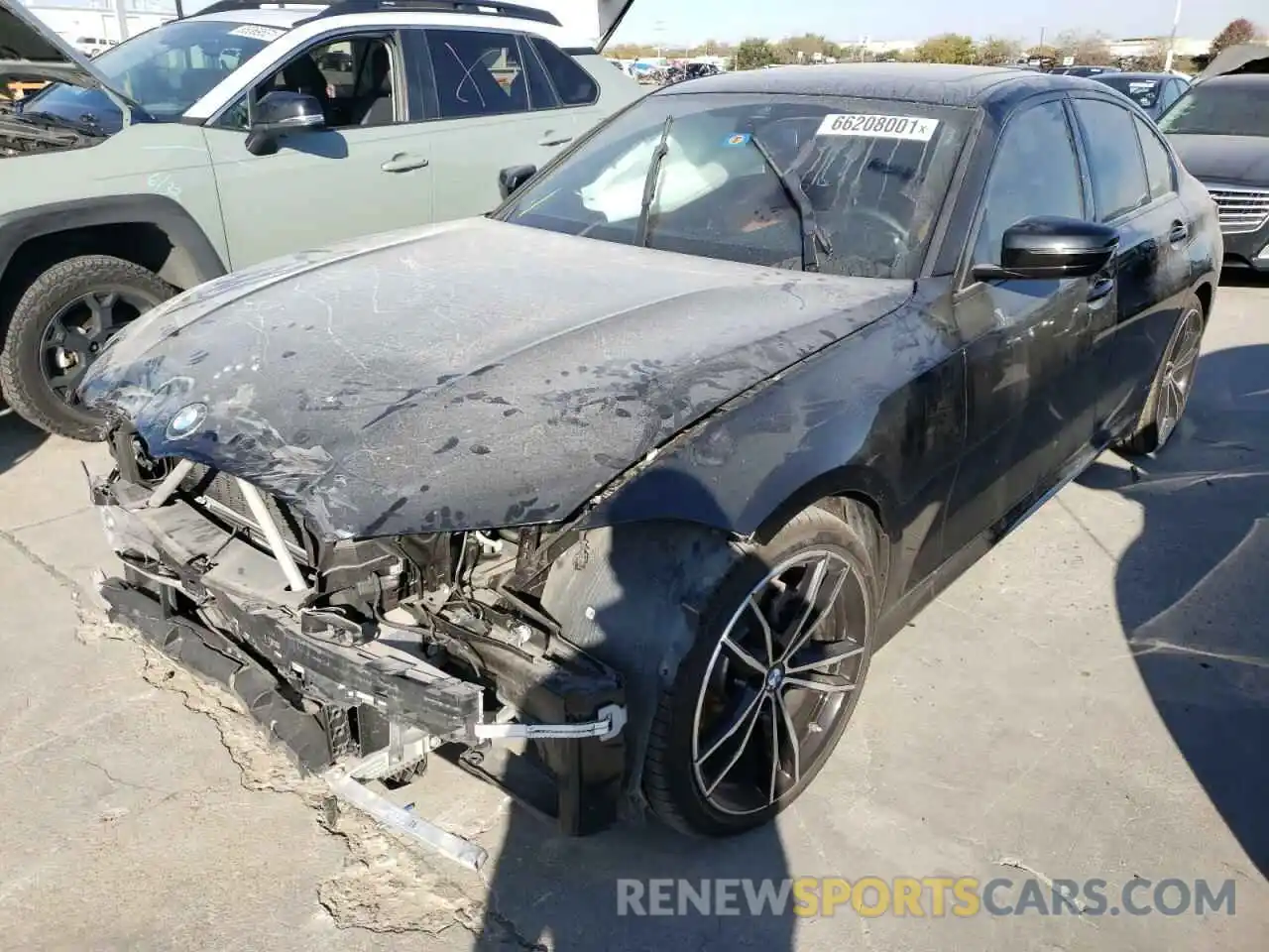 2 Photograph of a damaged car WBA5R1C5XKAK06574 BMW 3 SERIES 2019