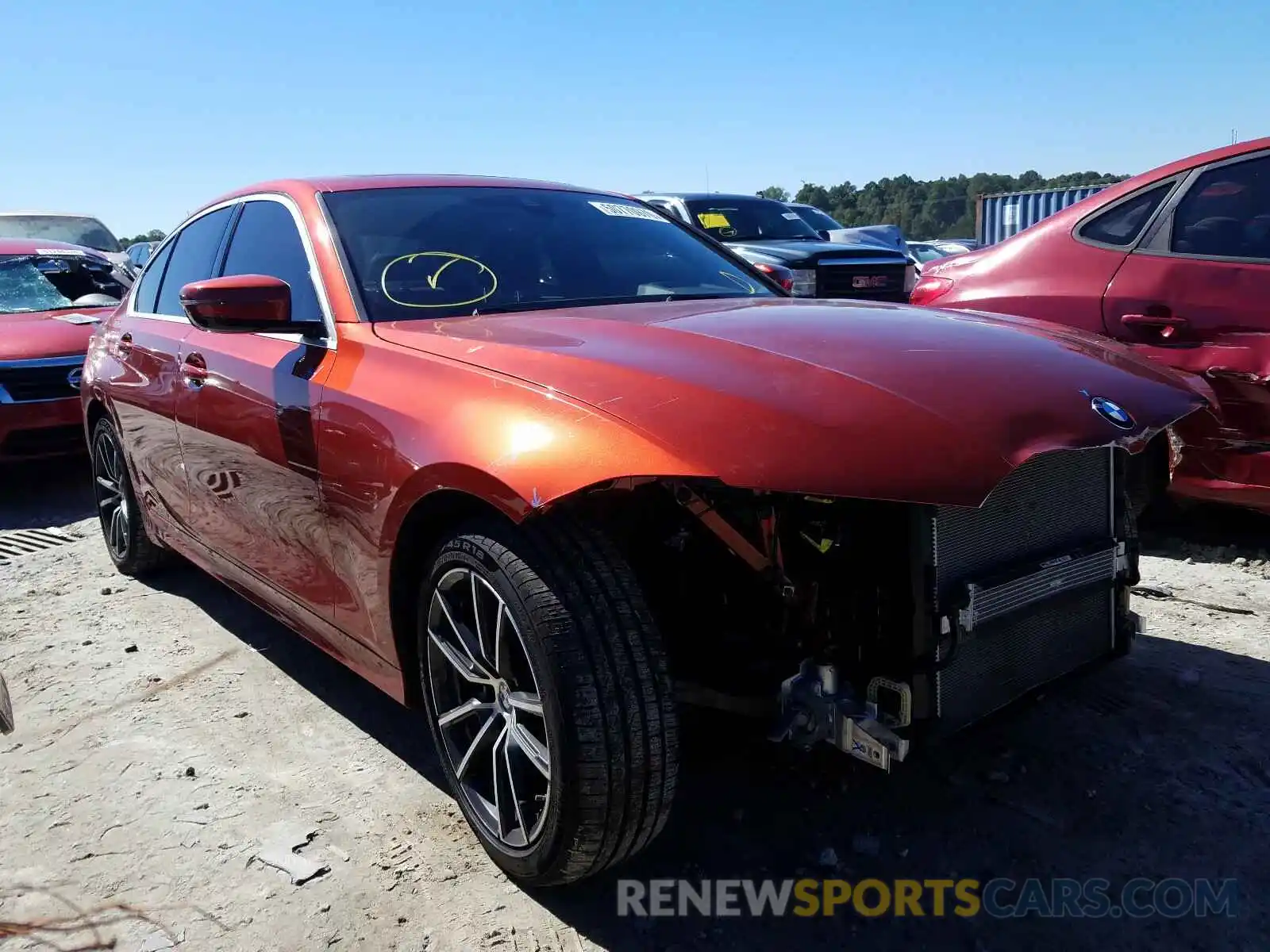 1 Photograph of a damaged car WBA5R1C5XKAK07367 BMW 3 SERIES 2019