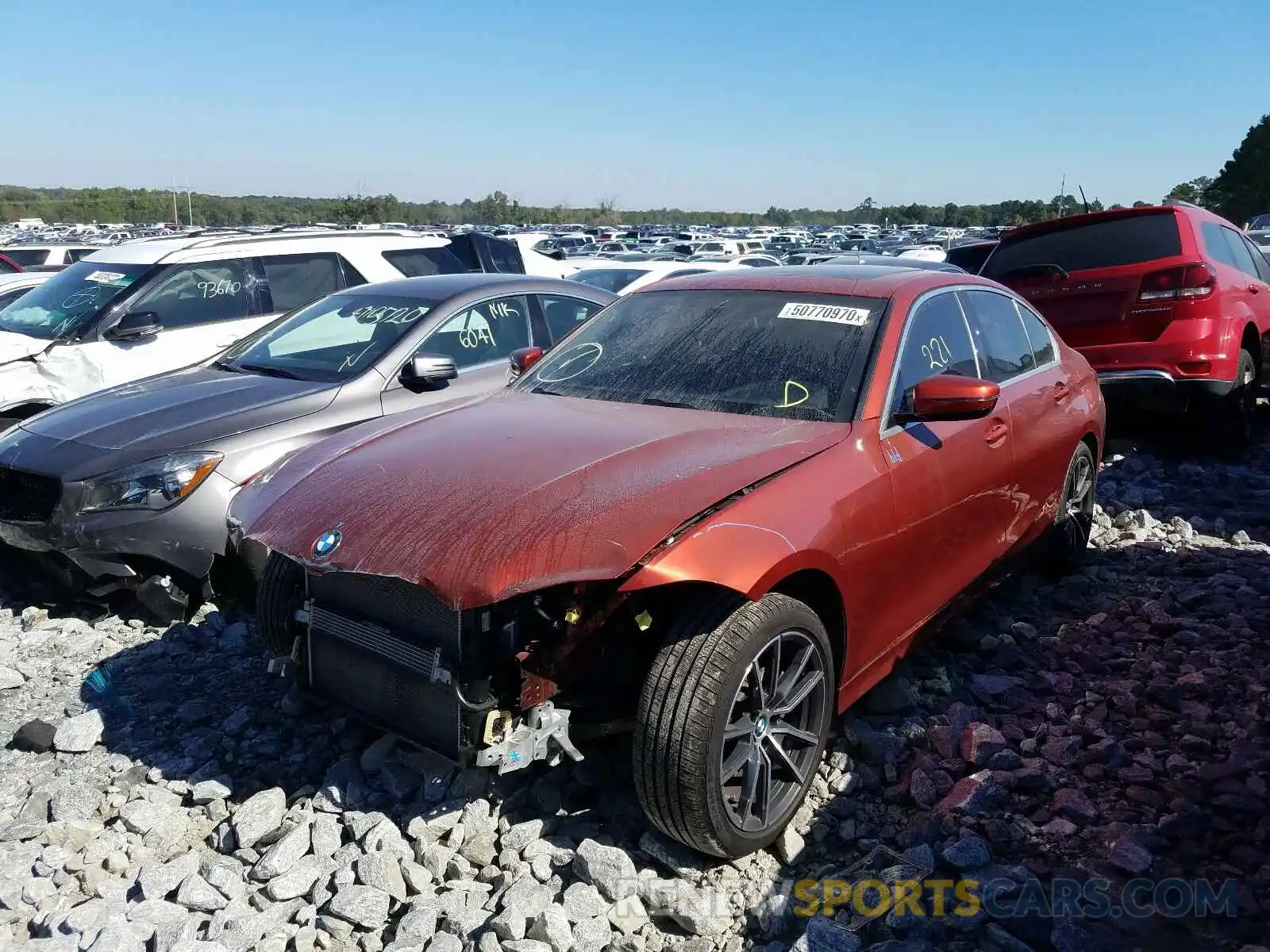 2 Photograph of a damaged car WBA5R1C5XKAK07367 BMW 3 SERIES 2019