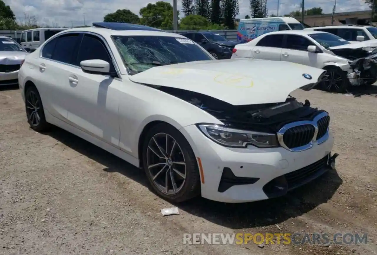 1 Photograph of a damaged car WBA5R1C5XKAK10480 BMW 3 SERIES 2019